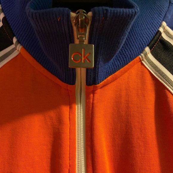 Calvin Klein Colour Block Zip Up Jacket - Picture 4 of 8
